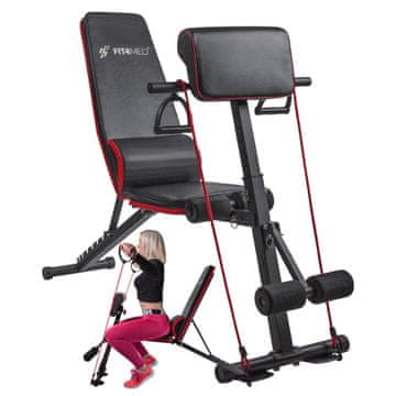 shumee Nastavljiva zložljiva vadbena klop za vadbo