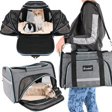 shumee VREČA ZA PRENOS MAČKE IN PSE, RAZTEGLJIVA DO 8 KG