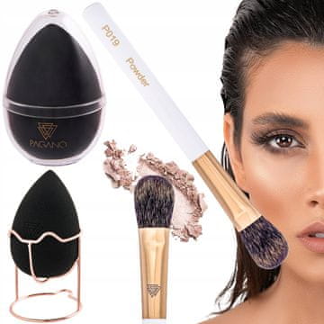 shumee Profesionalni set gobice za ličenje in čopiča za puder