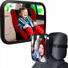 shumee AVTO OGLEDALO ZA OPAZOVANJE OTROKA VELIKO NASTAVLJIVO DOBRA VIDLJIVOST