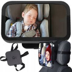 shumee AVTO OGLEDALO ZA OPAZOVANJE OTROKA VELIKO NASTAVLJIVO DOBRA VIDLJIVOST