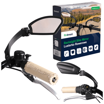 shumee DESNO VZVRATNO OGLEDALO NASTAVLJIVO ZA 360° ZA KOLO