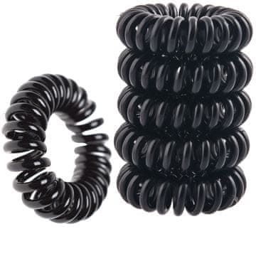 shumee Črne gumice za lase, 5 kosov, gumica Bocca