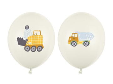 shumee Baloni 30 cm, Gradbena vozila, mešani (1 paket / 50 kosov)