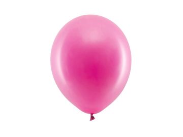 shumee Mavrični baloni 23 cm pastelne barve, fuksija (1 paket / 100 kosov)