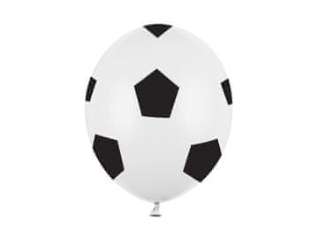 PartyDeco Baloni 30 cm, krogla, čisto bela (1 paket / 50 kosov)