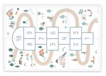 Play & Go Igralna podloga 2v1 Eevaa, Hopscotch
