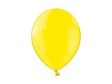 PartyDeco Baloni 30 cm, kristalno rumeni (1 paket / 100 kosov)