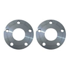 shumee Distančniki za kolesa 2 kosa 5x120 CB debeline 57,1 mm 5 mm aluminijasti adapter za distančnike za kolesa