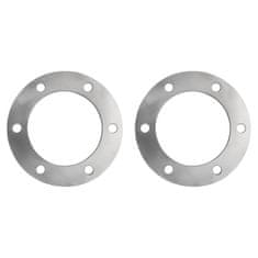 shumee Distančniki za kolesa 2 kosa 6x139,7 CB debeline 110 mm 5 mm jekleni adapter za distančnike za kolesa