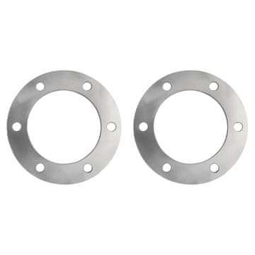 shumee Distančniki za kolesa 2 kosa 6x139,7 CB debeline 110 mm 5 mm jekleni adapter za distančnike za kolesa