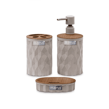 shumee Kopalniški komplet Diamond 3-delni, bež