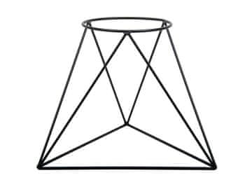 shumee Trikotno stoječe stojalo za rože 40 cm črno