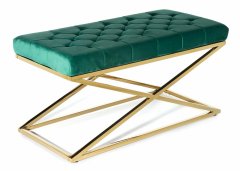 shumee Zlato zelena prešita klop Saliba