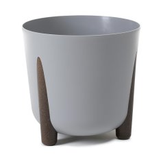 shumee Cvetlični lonec Moss siv 26xh25 cm