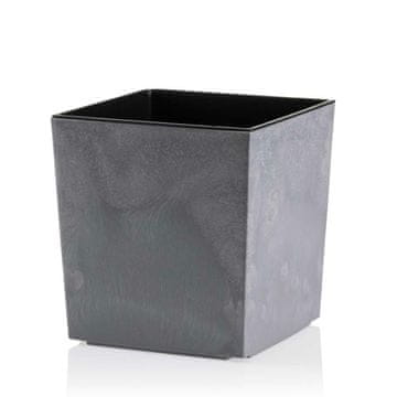 shumee Betonski cvetlični lonec Flore Grey h19x19 cm