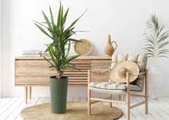 shumee Urbanika ECO lesen cvetlični lonec zelen h57 cm