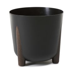 shumee Cvetlični lonec Moss ECO recikliran črn 30xh28