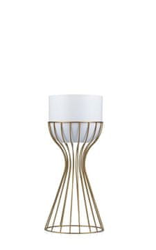 shumee Stoječe stojalo za rože 46 cm zlato belo LOFT