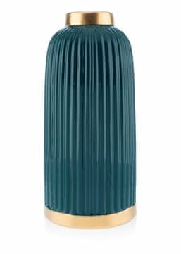 shumee Zlata vaza Rosie Green 30 cm zelena