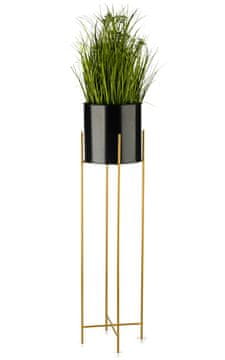 shumee Stojalo za rože s pokrovom 95 cm zlato črno