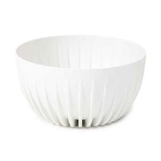 shumee Stripped ECO Recycling Flowerpot White