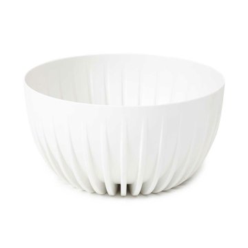 shumee Stripped ECO Recycling Flowerpot White