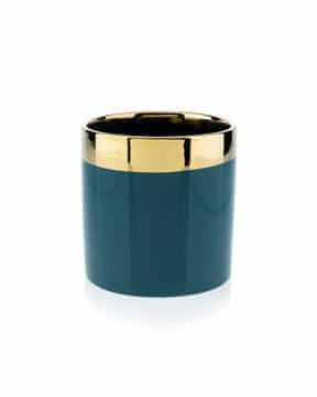 shumee Cvetlični lonec Cindy Green Gold 11 cm zelen