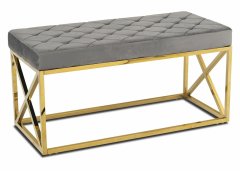 shumee Zlato siva prešita klop Nelja