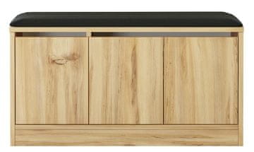 shumee Omarica za čevlje MORE 2 hrastov sedež