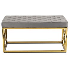 shumee Zlato siva prešita klop Nelja