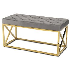 shumee Zlato siva prešita klop Nelja