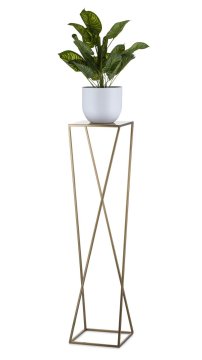 shumee Stoječe stojalo za rože 100 cm zlato