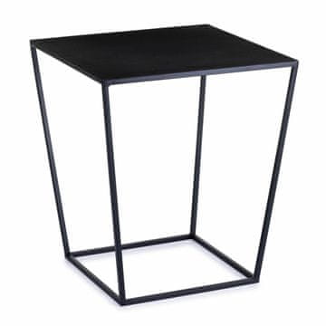 shumee Elegantna klubska mizica v črni barvi