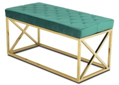 shumee Zlato zelena prešita klop Nelja