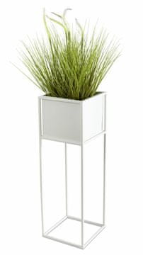 shumee Moderno belo stojalo za rože 70 cm