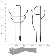shumee Geometrične opore za rastline, 2 kom.