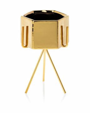 shumee Cvetlični lonec Sashi Gold 18,5 cm