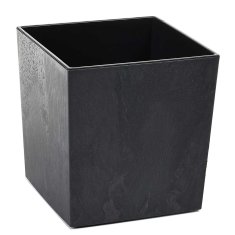 shumee Cvetlični lonec iz črnega betona Flore h25x25 cm