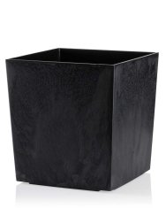shumee Cvetlični lonec iz črnega betona Flore h25x25 cm