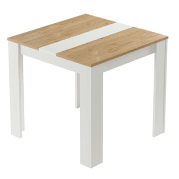 shumee Kuhinjska miza FUTURE v barvah belega hrasta