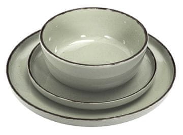 shumee Jedilni servis iz lončevine AZURE, 12 kosov, zelen