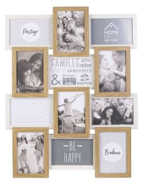 shumee LIVO okvir za 12 fotografij, multi-frame, bel
