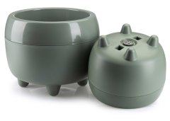 shumee Botanica cvetlični lonec na nogah, sivo-zelen, 30xh24 cm