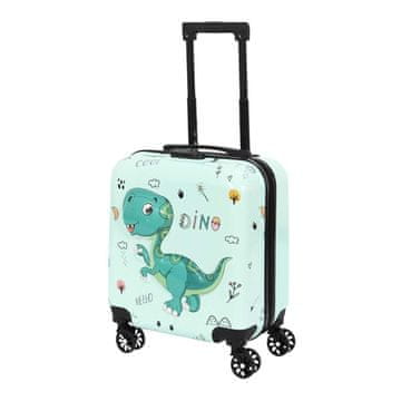 shumee Otroški kabinski kovček 3D dinozaver