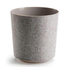 shumee Aloe Texelle taupe cvetlični lonec h20x19,5 cm