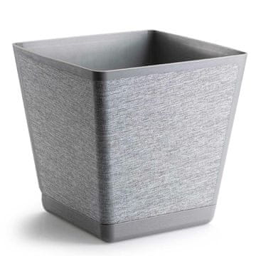 shumee Cvetlični lonec Pilea Texelle siv h24x24 cm