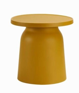 shumee Minimalistična miza OTTO1 rumena