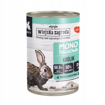 shumee COUNTRY FARM CAT MONO - Zajec - 400 g