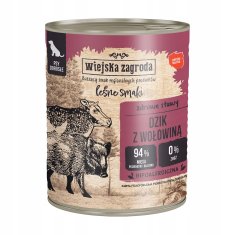 shumee Wiejska Zagroda - Okusi gozda - Divji prašič z govedino - 800g